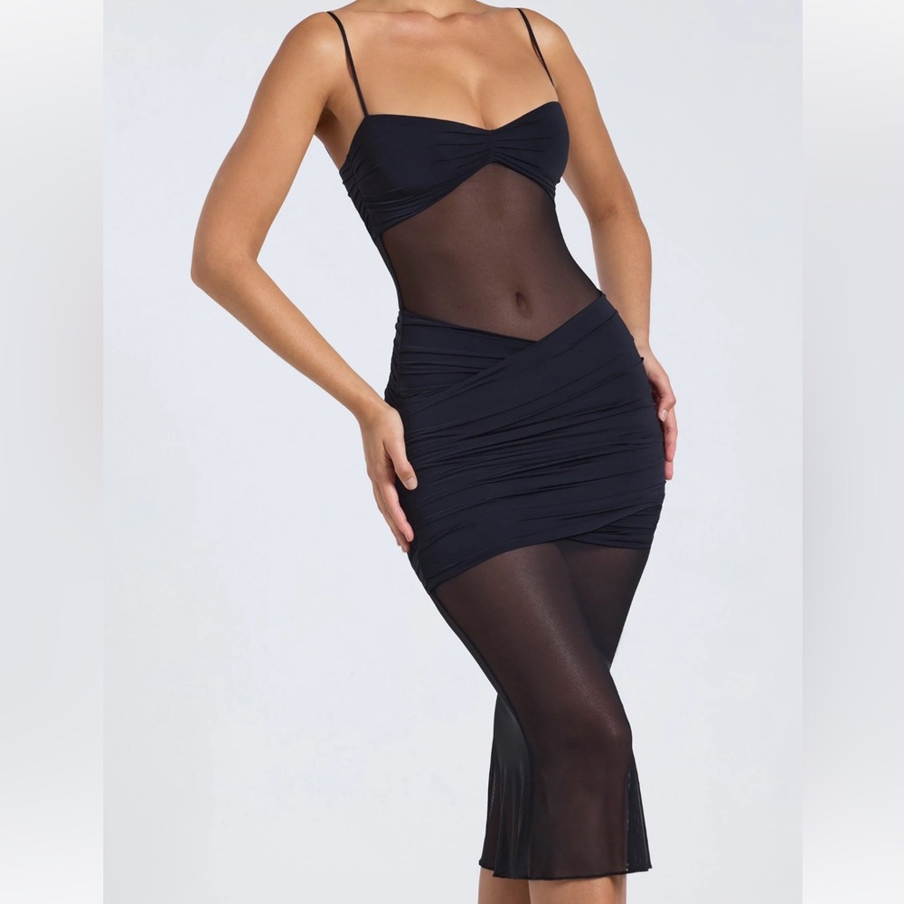 Ohpolly Alviva Mesh Bodycon Dress